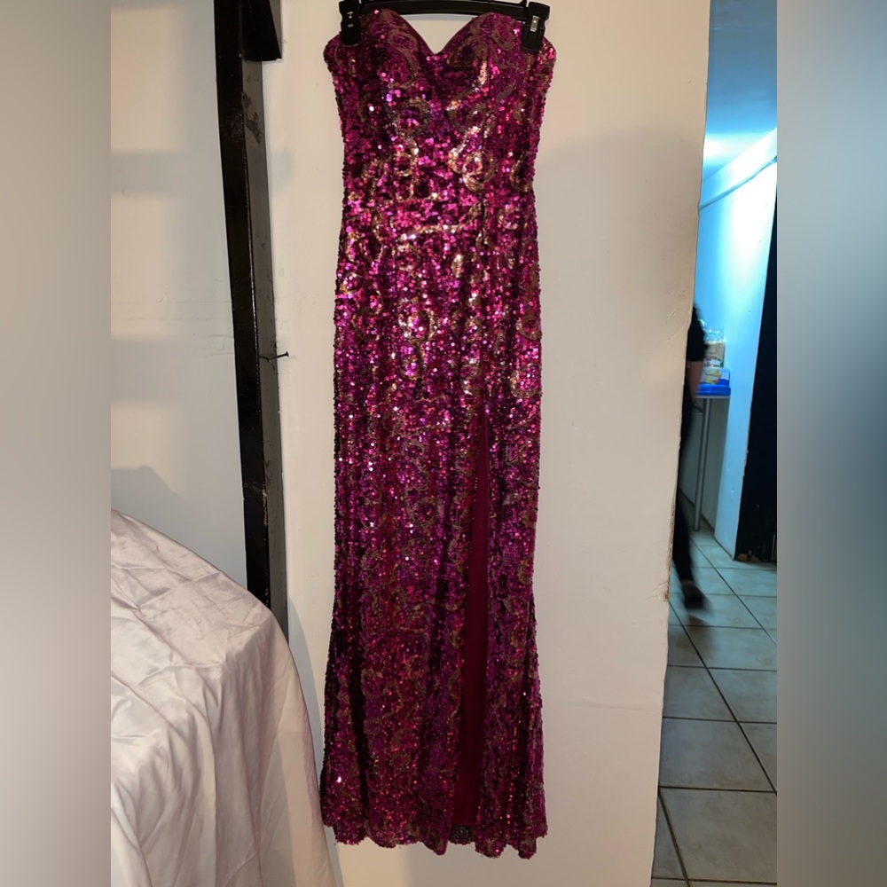 Sparkly Pink Prom dress